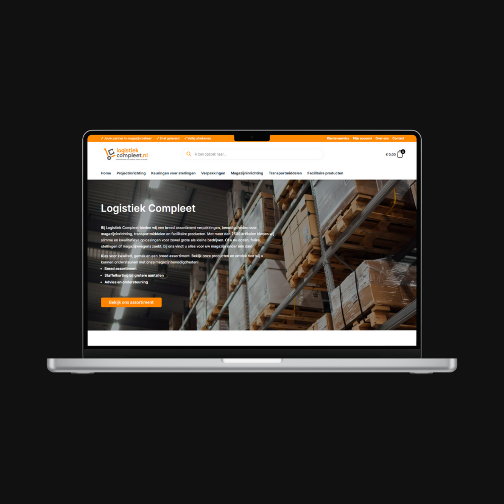 Logistiekcompleet portfolio screenshot